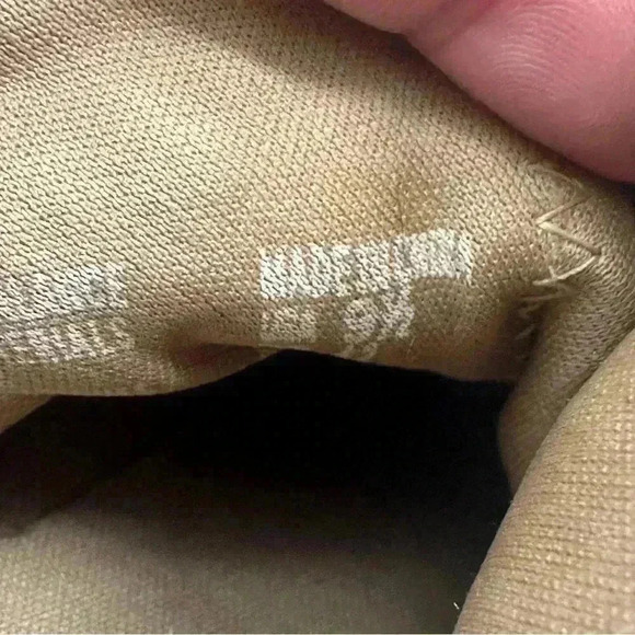 American Eagle Boots Brown Tan Suede Fringed Side Zip Womens Size 9.5 - Picture 8 of 10